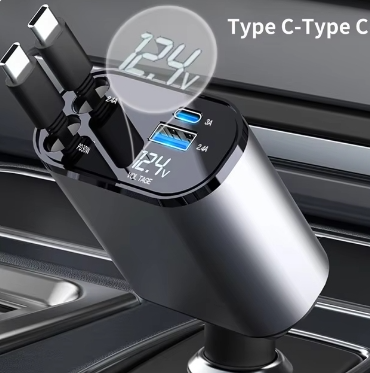 Compact 120W USB-C Car Adapter