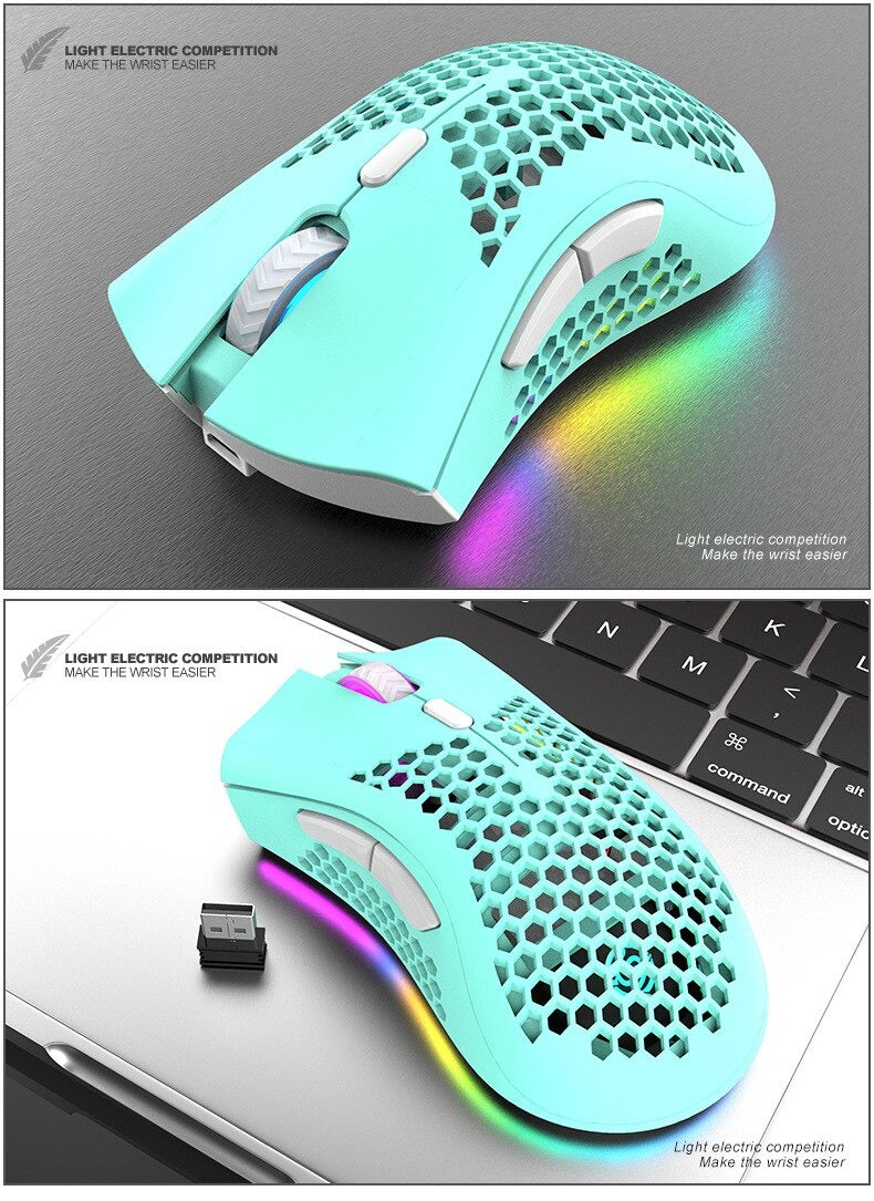 BM600 Hybrid Pro Wireless RGB Gamer Mouse