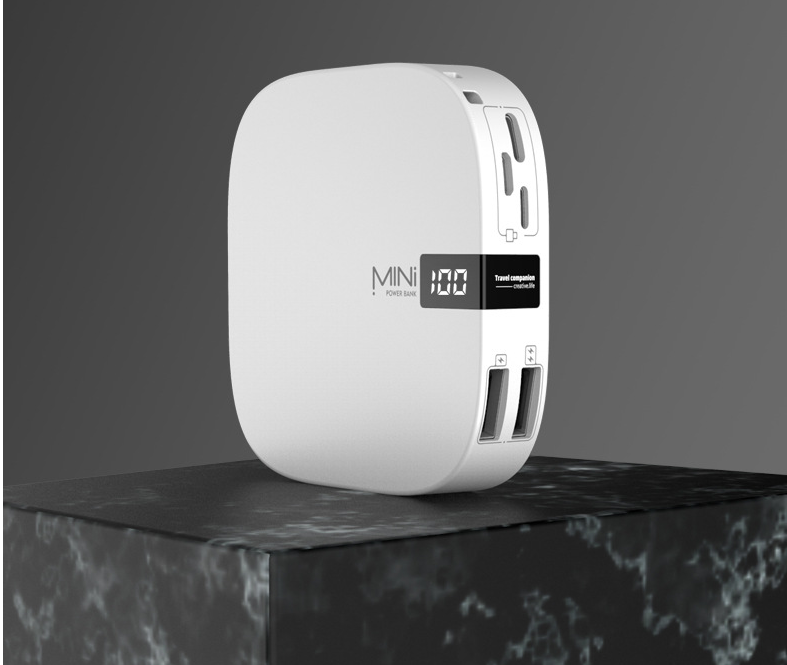 Compact 10K mAh Fast-Charging Power Bank