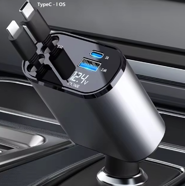 Compact 120W USB-C Car Adapter