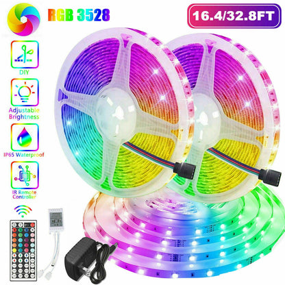 32FT Rainbow LED Strip with Remote