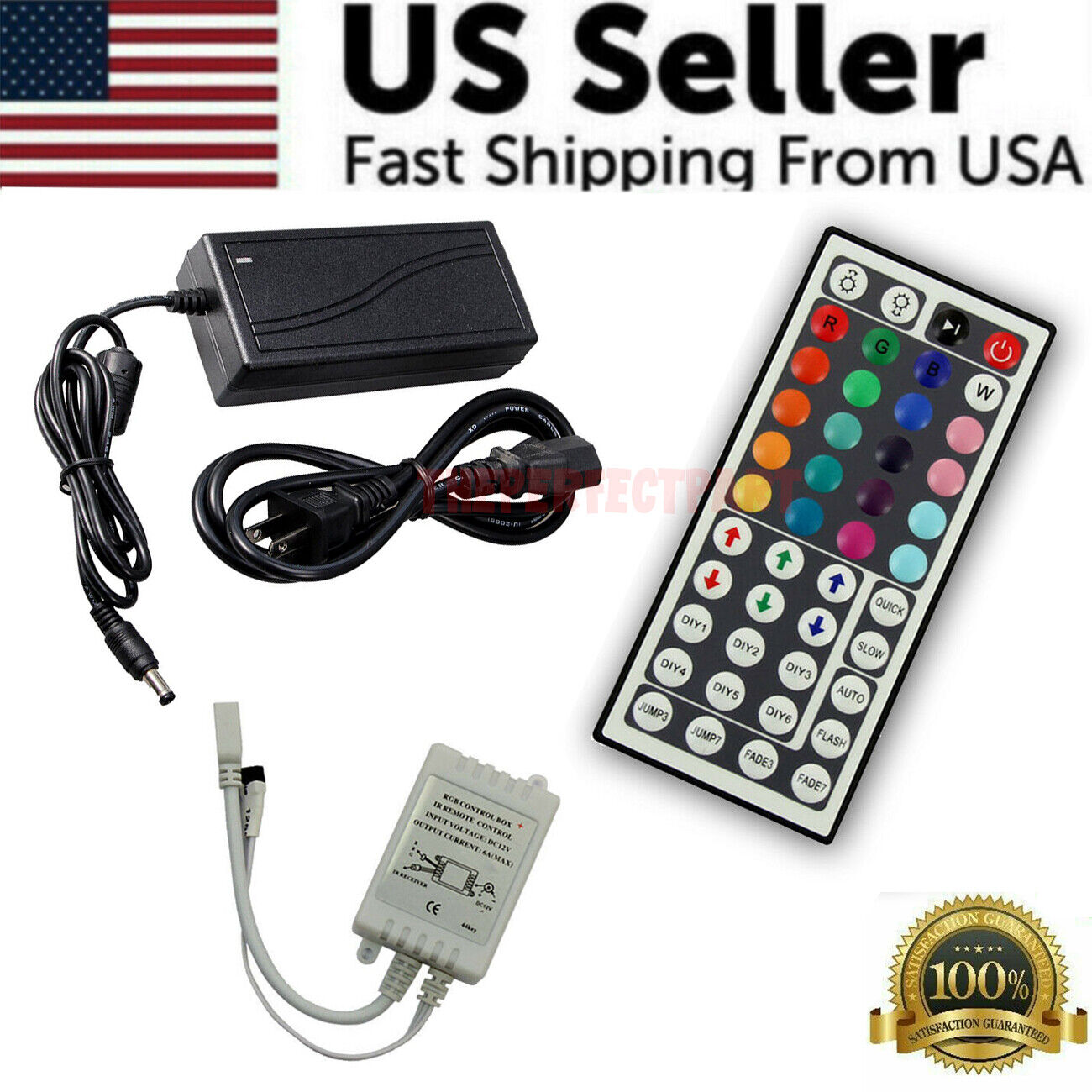 32FT Rainbow LED Strip with Remote