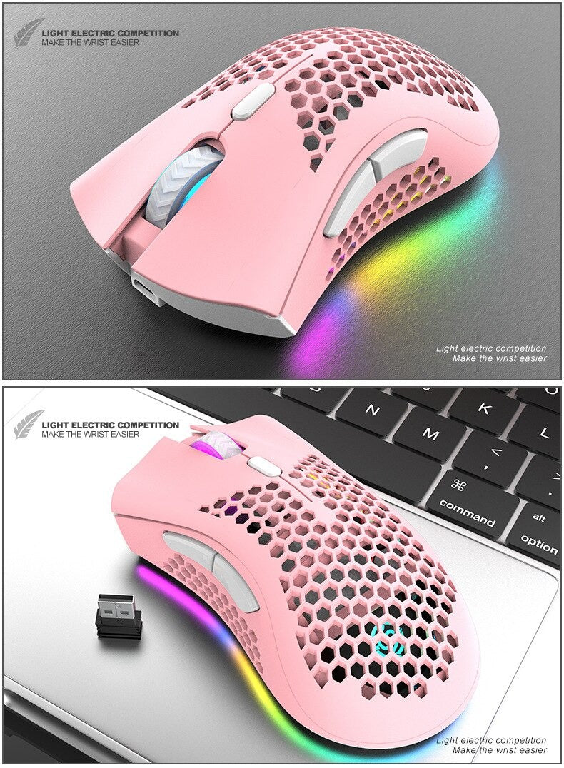 BM600 Hybrid Pro Wireless RGB Gamer Mouse