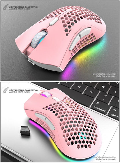 BM600 Hybrid Pro Wireless RGB Gamer Mouse