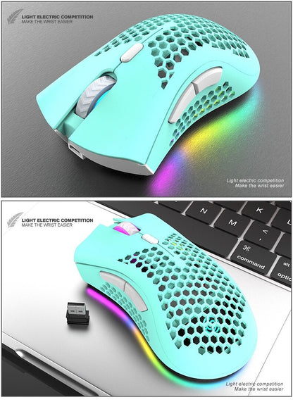 BM600 Hybrid Pro Wireless RGB Gamer Mouse