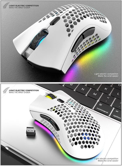 BM600 Hybrid Pro Wireless RGB Gamer Mouse