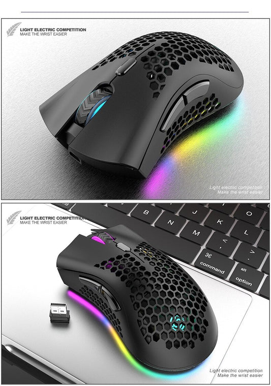 BM600 Hybrid Pro Wireless RGB Gamer Mouse