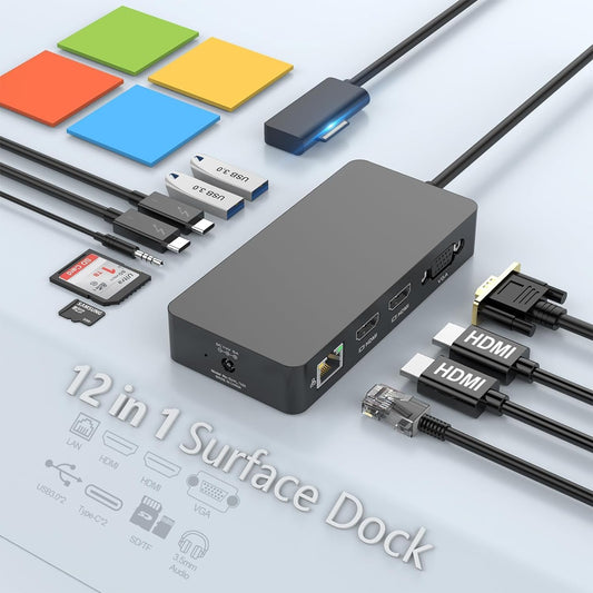 Surface Pro Universal Hub: Triple Display Dock