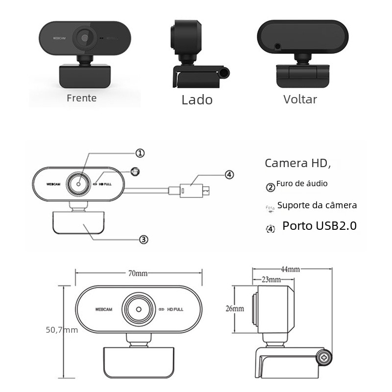 1080P High-Definition USB Webcam
