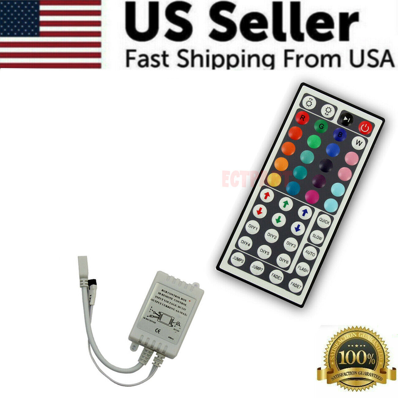 32FT Rainbow LED Strip with Remote